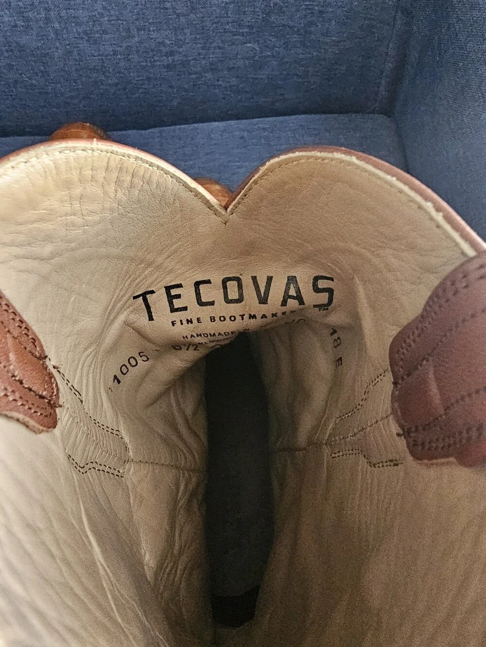 Mens Tecovas Crocodile, The Marshall Boots Size 8.5
